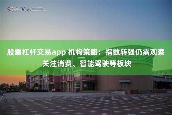 股票杠杆交易app 机构策略：指数转强仍需观察 关注消费、智能驾驶等板块