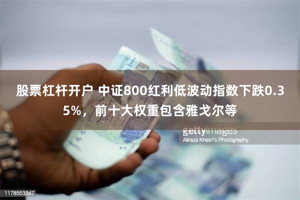 股票杠杆开户 中证800红利低波动指数下跌0.35%，前十大权重包含雅戈尔等