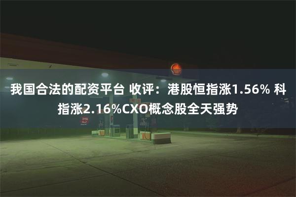 我国合法的配资平台 收评：港股恒指涨1.56% 科指涨2.16%CXO概念股全天强势