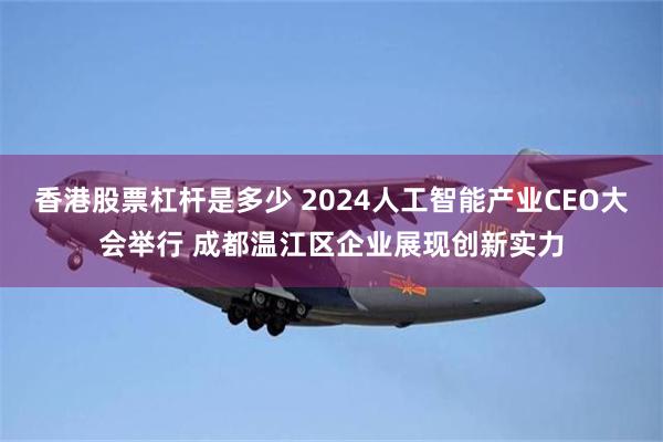 香港股票杠杆是多少 2024人工智能产业CEO大会举行 成都温江区企业展现创新实力