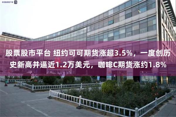 股票股市平台 纽约可可期货涨超3.5%，一度创历史新高并逼近1.2万美元，咖啡C期货涨约1.8%